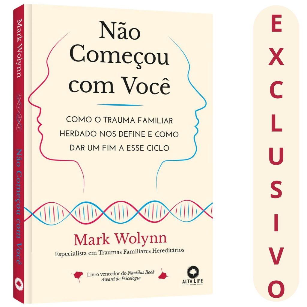 Livro Não Começou Com Você | Mark Wolynn | Livro Vencedor Do Nautilus Book Award De Psicologia em Oferta na Shopee