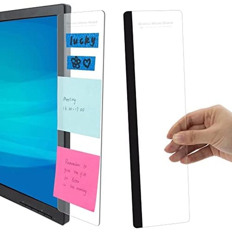 MDOZQ Acessórios De Mesa De Escritório , 2 Peças , Monitor De Computador , Placa De Memorando , Suprimentos Para Mulhere