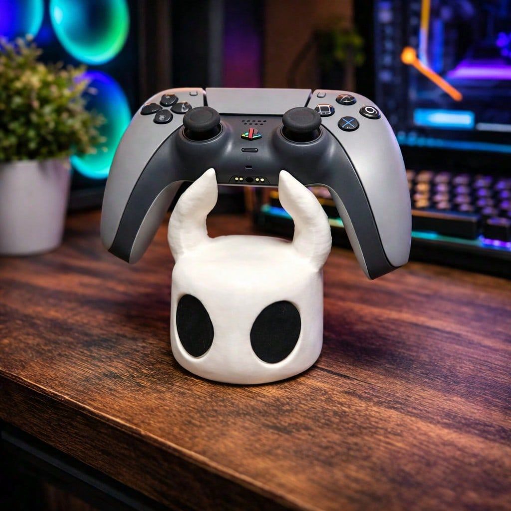 Suporte Controle  Hollow Knight Porta Joystick Gamer Decorativo PlayStation Mesa Setup Gamer