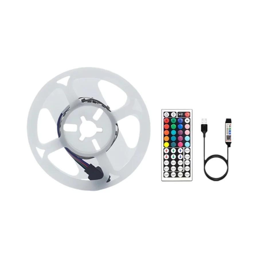 Fita de LED Inteligente RGB 5m – Controle Remoto Sem Fio, Sincronização com Música e AppE - AliexLED