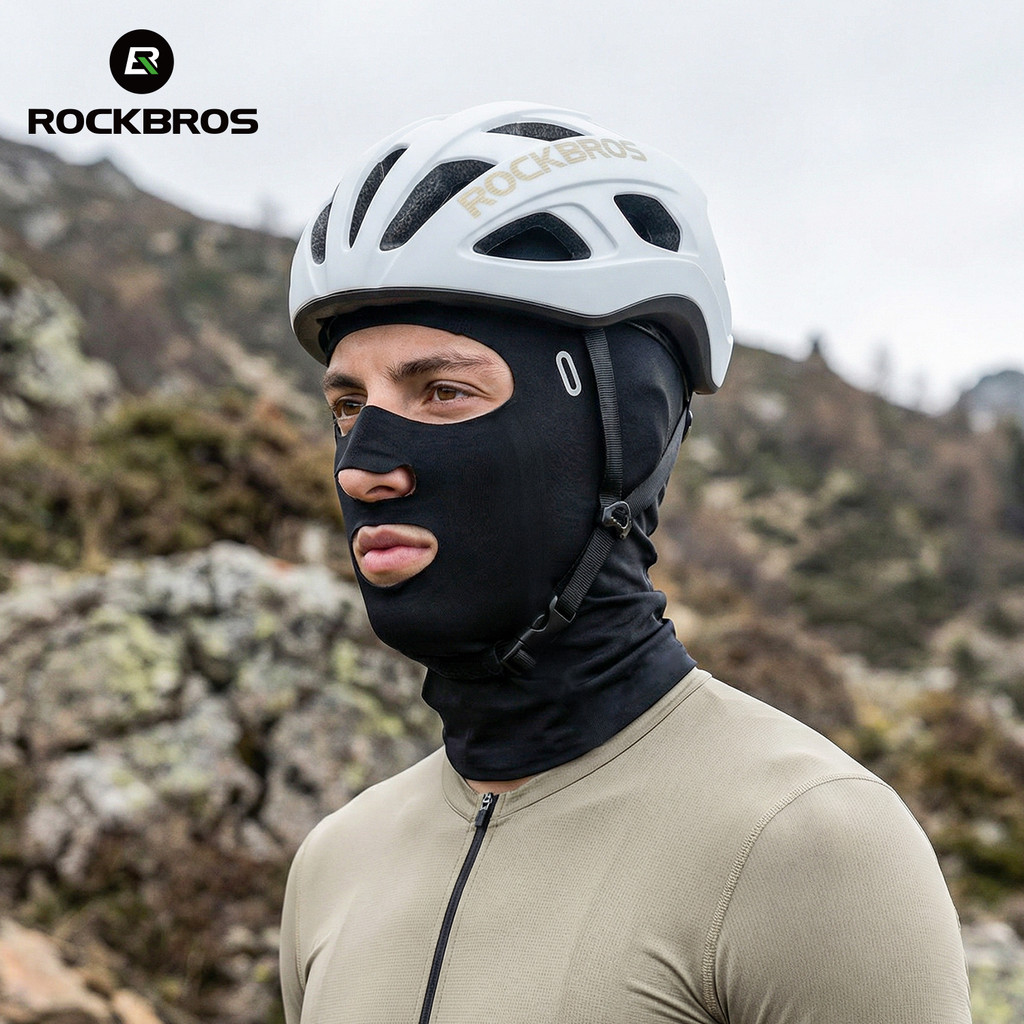 ROCKBROS Balaclava De Seda Gelada Sem Costura De Verão , Leve , Proteção UV , Resfriamento , Respirável , Absorvente De