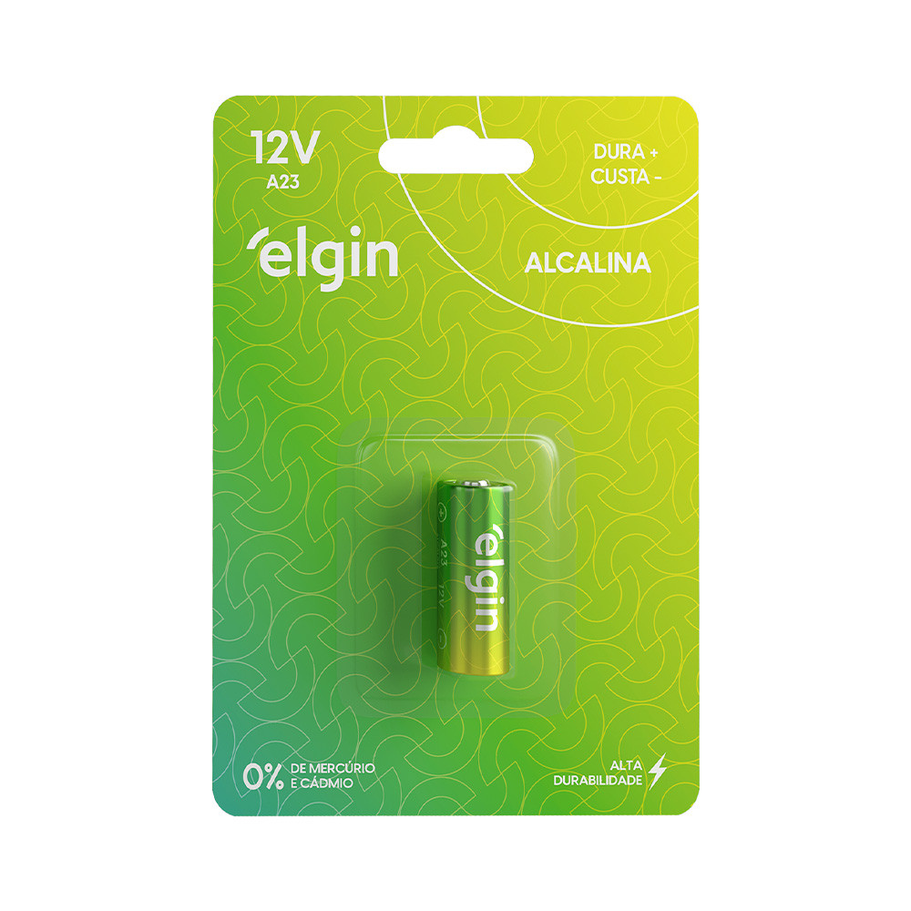 Bateria Alcalina A23 - 12V Cartela com 1 Unidade em Oferta na Shopee