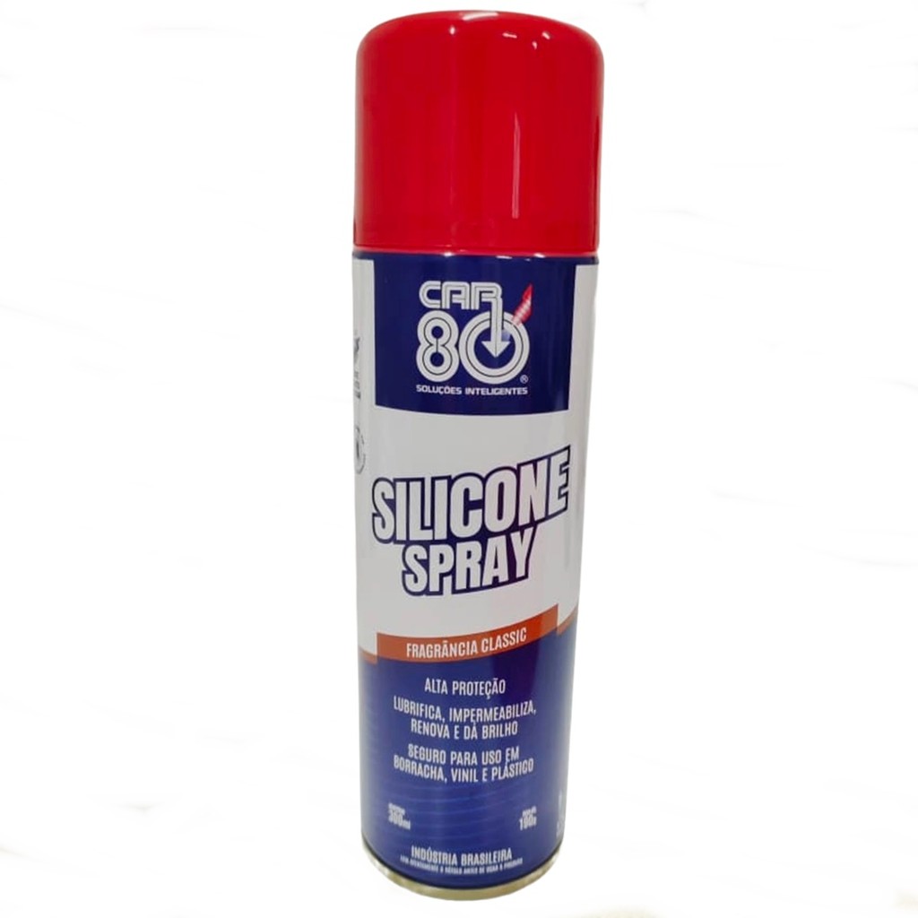Detalhes do Silicone Spray 300ml Automotivo Renova Protege Dá Brilho Couro Borracha Plástico