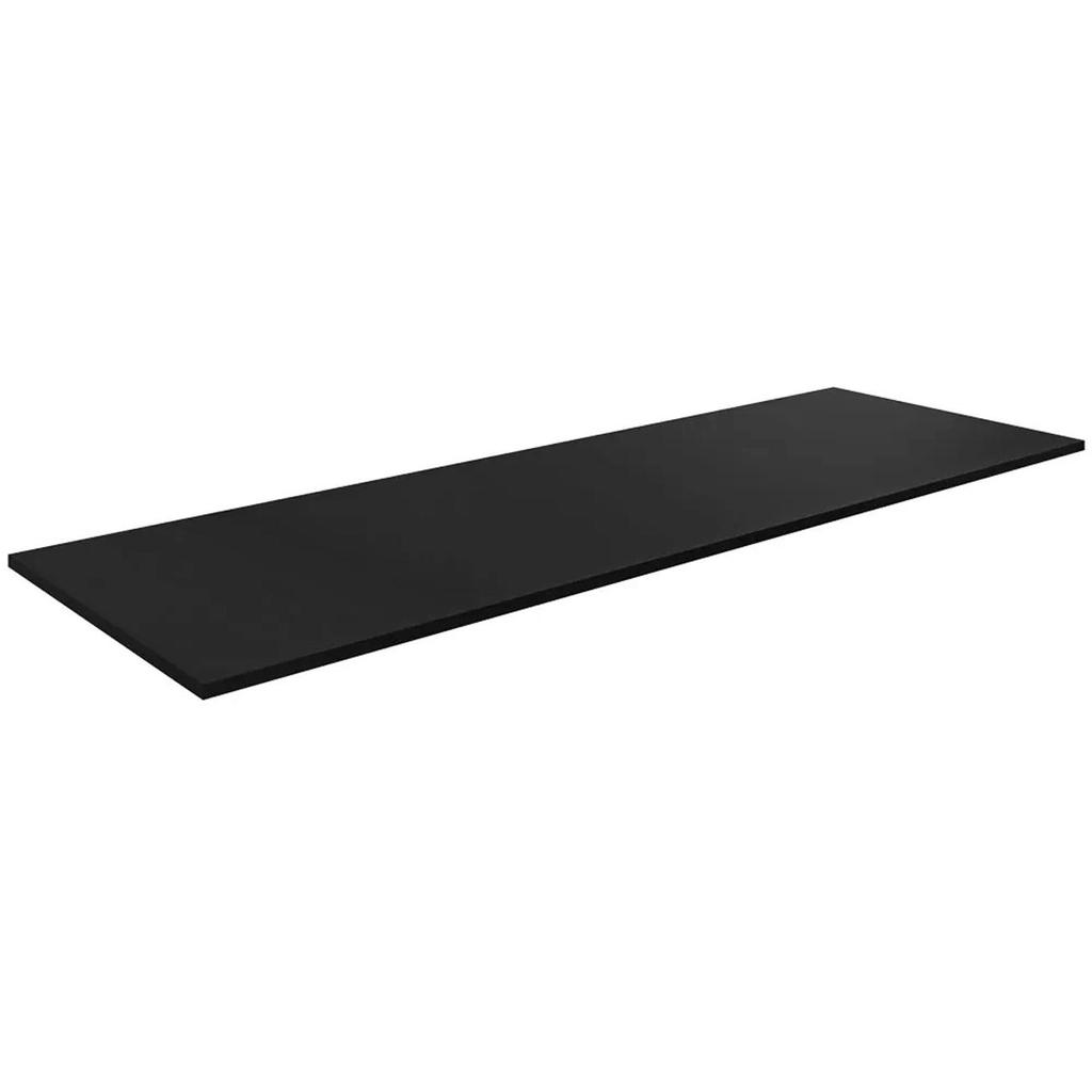 Tampo Para Balcão de Cozinha 160cm MDP Preto - AJL Móveis