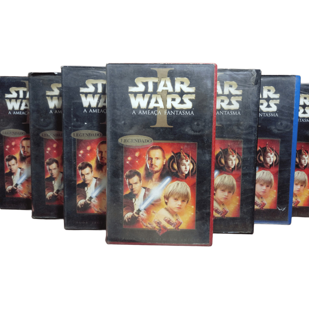 Vhs Star Wars A Ameaça Fantasma - Liam Neeson [legendado]