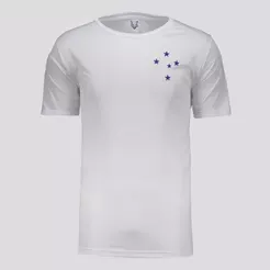 Camisa Cruzeiro Esportiva Branca e Marinho