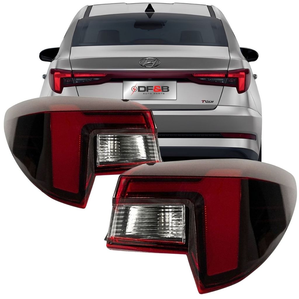 Lanterna Traseira Canto Com LED HB20 Sedan 2023 a 2025