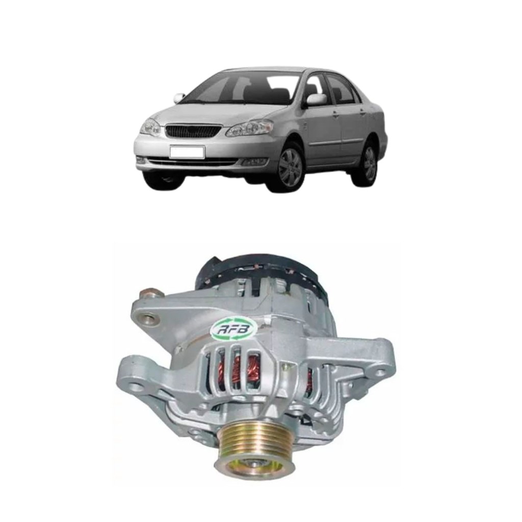 Alternador 80ah Bosch Corolla Hilux Fielder 1999 A 2008