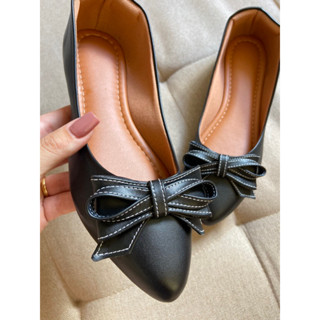 Sapatilha Feminina Palmilha Confortável  Laço Infinito Preta em Oferta na Shopee