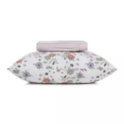 Jogo de Cama Queen 3 Peças Altenburg Malha Fio Penteado Florir
