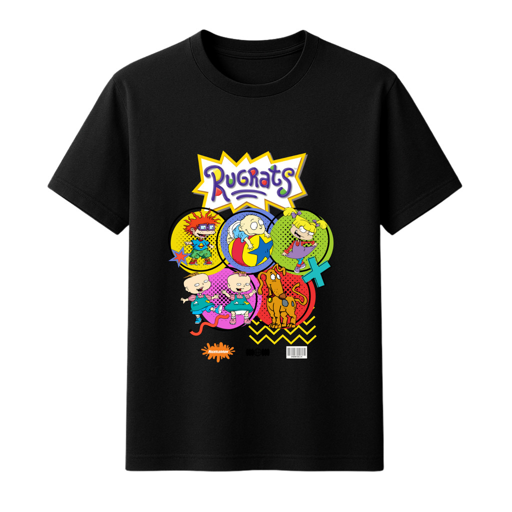 Camiseta Rugrats Personagens Clássicos Estampada Algodão Premium