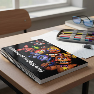 Caderno De 10 Matérias Com 200 Fls Five Nights At Freddy's em Oferta na Shopee