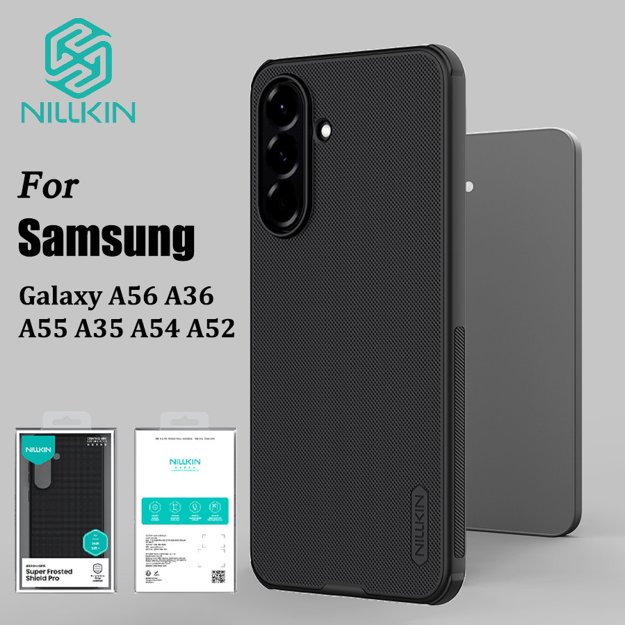 Nillkin Super Fosco Escudo Caso Para Samsung A56 A55 A54 A52 A17 A36 A35 A25 A16 Anti Impressão Digital À Prova De Choqu em Oferta na Shopee
