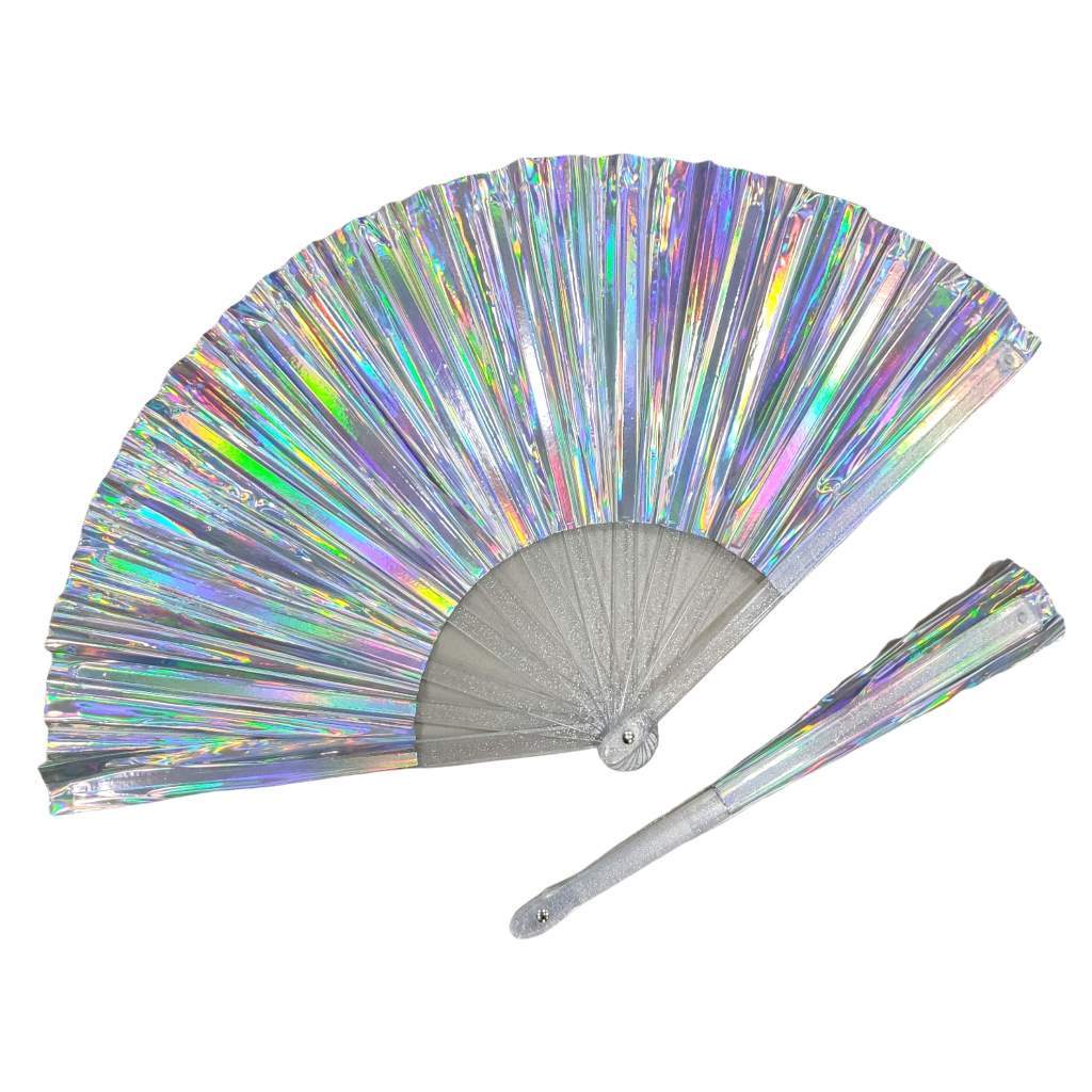 🔥 _ILUMINE SUA FESTA COM ESTILO! 🎉✨_

_Leque Grande Brilho Holográfico_

❌ ~~R$ 22,90~~  
💚 _R$ 12,90_  
💥 _43% OFF_

✅ Efeito holográfico que brilha em qualquer evento  
✅ Perfeito para raves, baladas e festivais  
✅ Leve e fácil de transportar, feito pa