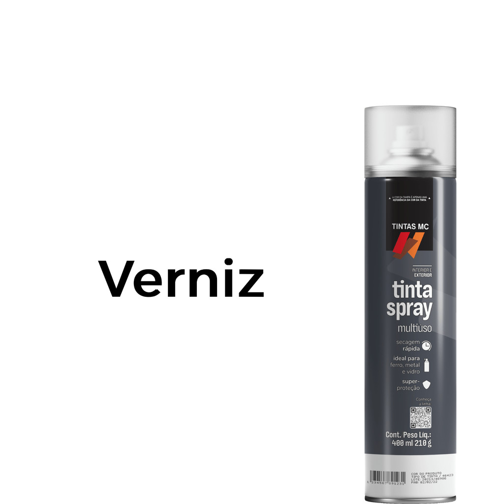 Spray Verniz 400 ML UG Tintas MC em Oferta na Shopee