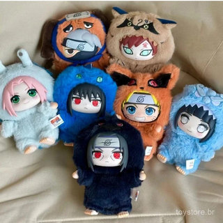 Caixa Surpresa Shippuden Série Festa Figura de Pelúcia Uzumaki Bolsa Pingente Ornamento Boneca Coleção de Brinquedos Pré