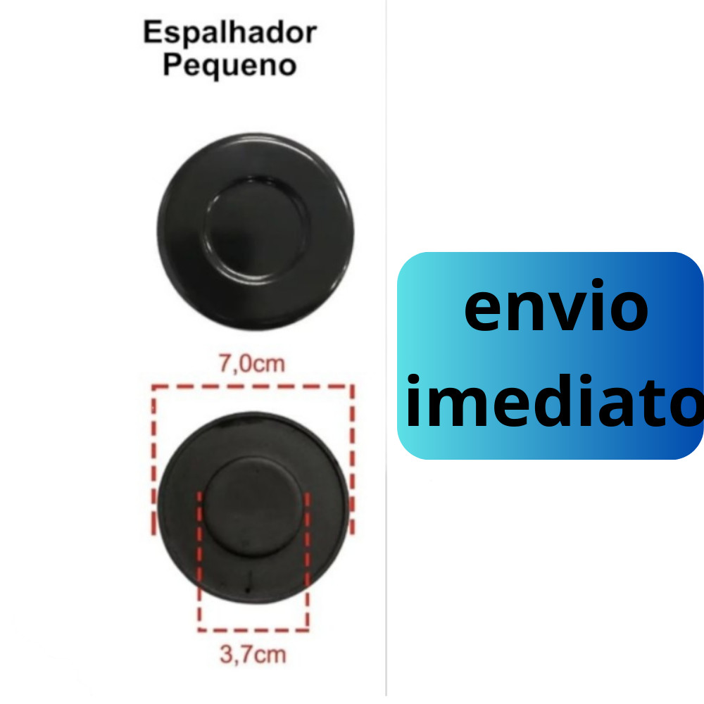 1 tampinha pequena Bocas Espalhador Tampinha Tampa Brastemp Eva Erva Doce Preto Esmaltado Novo