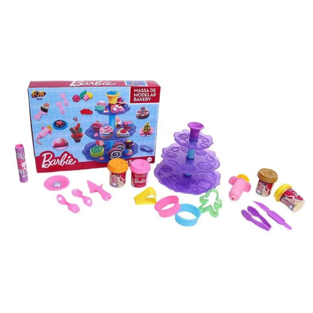 BARBIE CONFEITARIA DE MASSINHA - FUN F0137-8