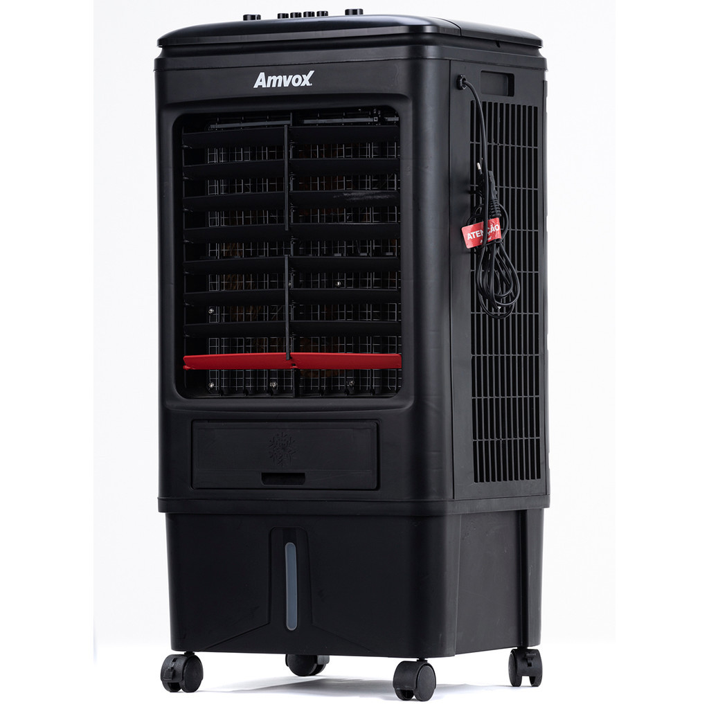 Climatizador de Ar Amvox 18L Black ACL 018 Swing Automático 220v