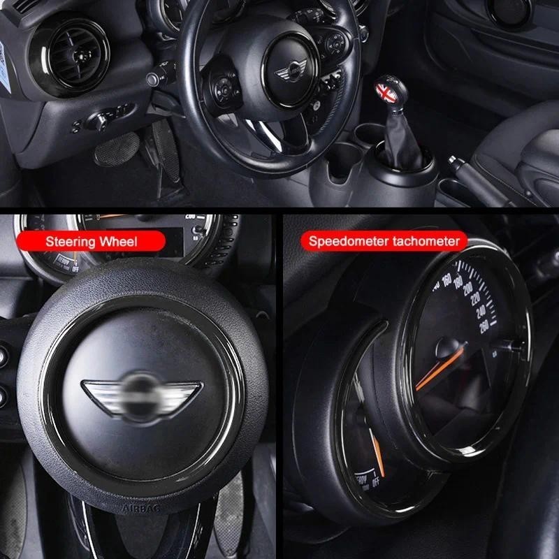 Medidor De Velocidade Tacômetro Decoração Capa Volante Adesivo Do Carro Para MINI COOPER F54 F55 F56 F60 Acessórios Esti