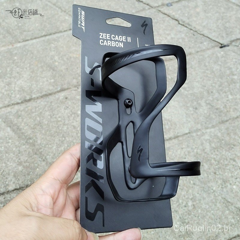 Suporte para Garrafa de Água para Bicicleta ZEE Cage II 28g em Fibra de Carbono Antirrusto G 3RUB