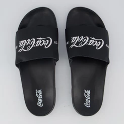 Chinelo Coca Cola Slide 1886 Preto