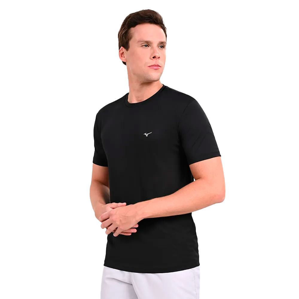 T-Shirt Masculina Mizuno Nirvana Preto