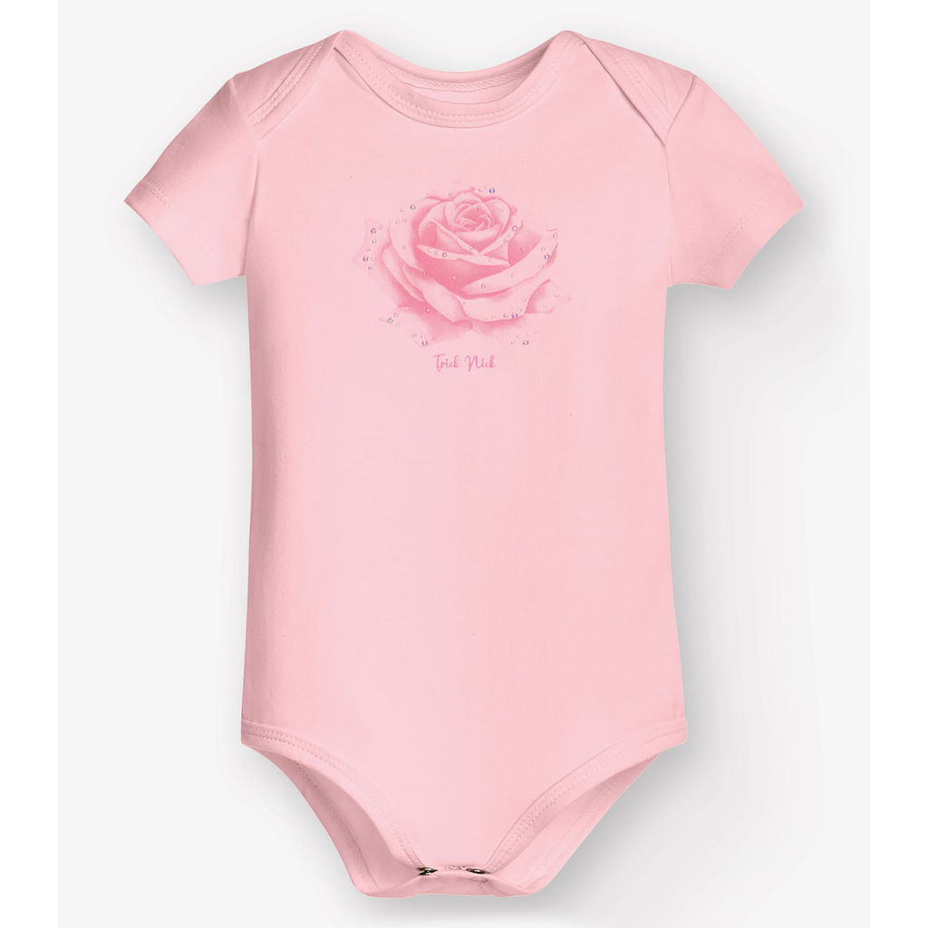 Body Bebê Trick Nick Rosa em Oferta na Shopee
