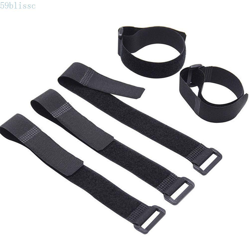 BLISSC Correias De Cabo Prendedor Preto Nylon Cam Fivela Envoltório Organizador De Cabos Domésticos Corda De Reutilizáve