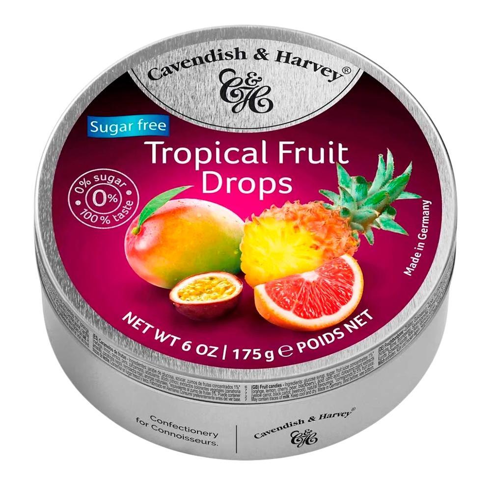 KIT 02 BALA TROPICAL FRUIT DROPS 175 G CAVENDISH & HARVEY