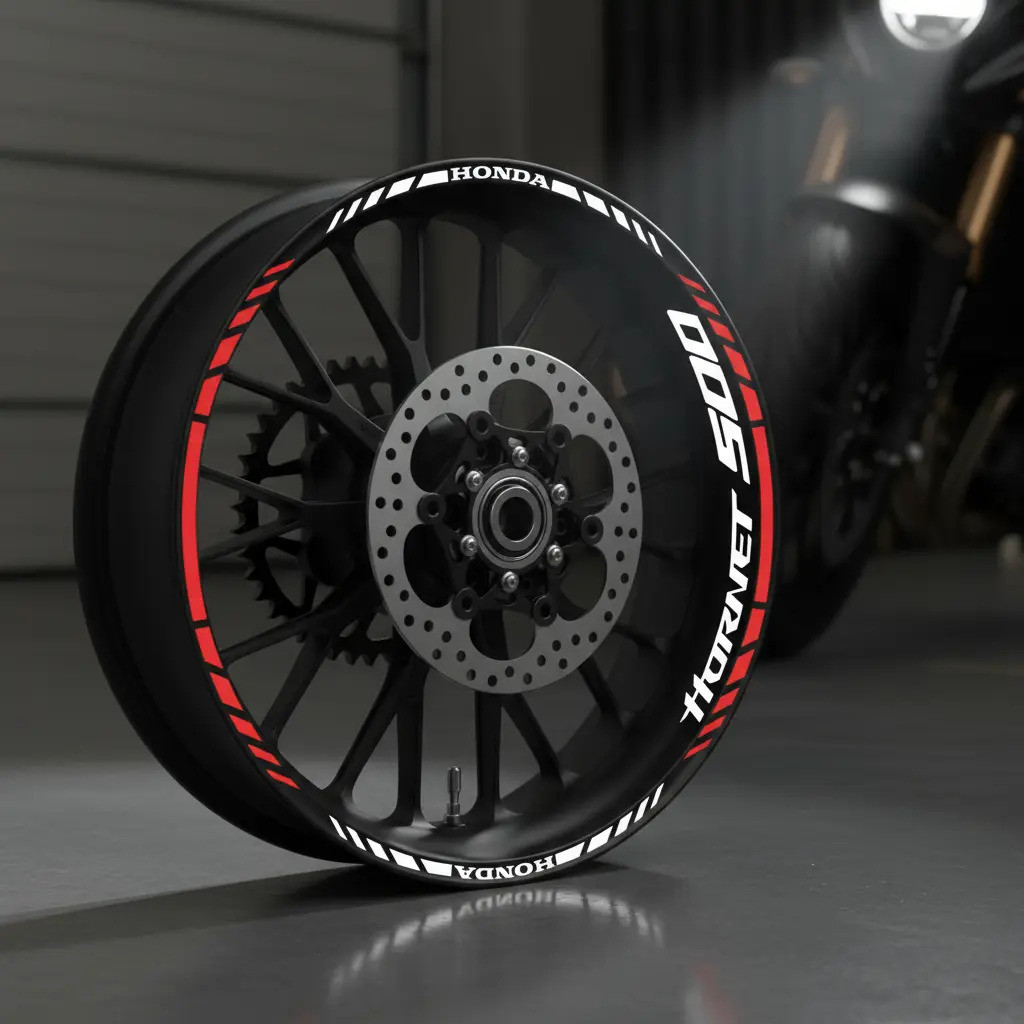 Kit Adesivo Refletivo Roda Hornet 500 Honda 500 Full
