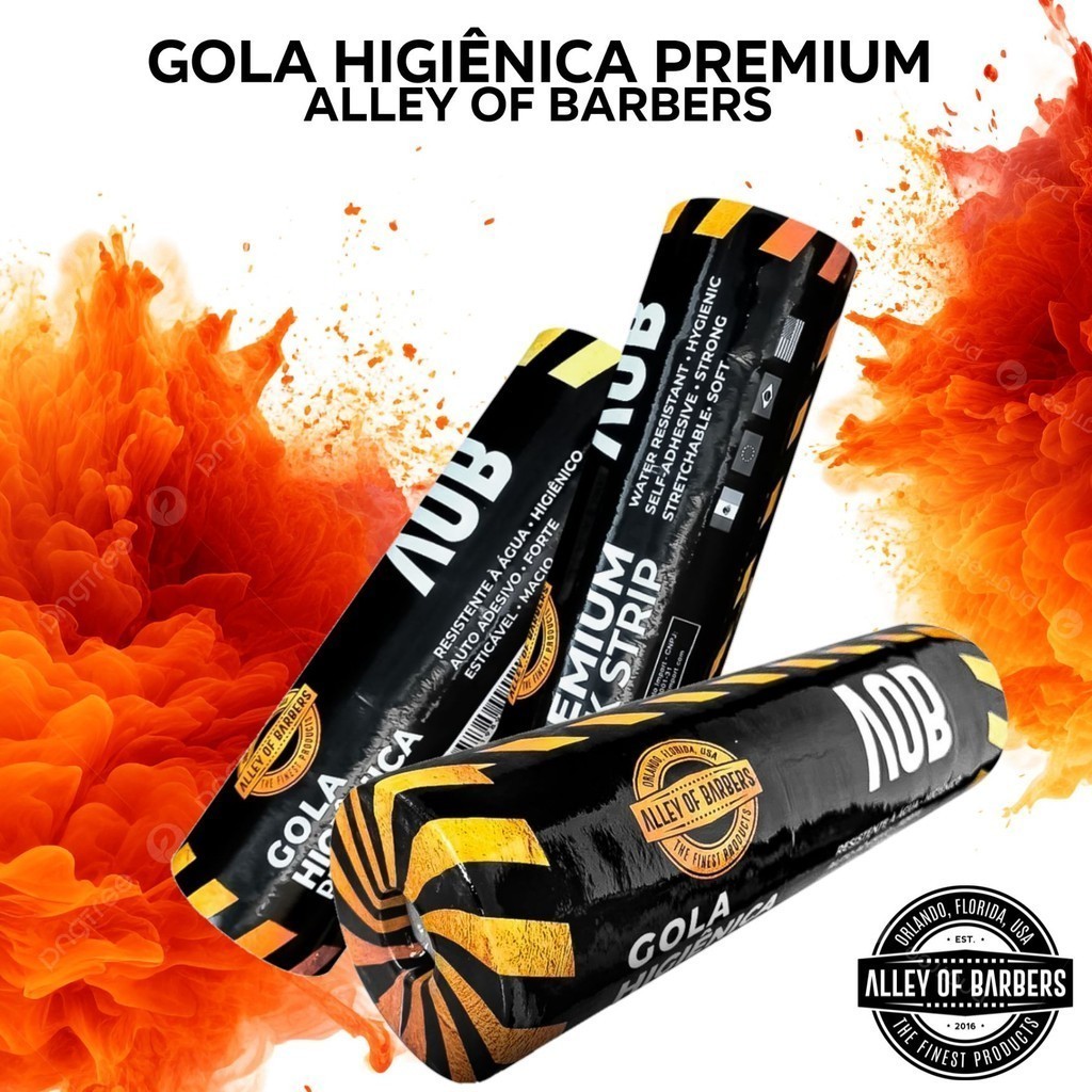Kit 1500 Golas Higiênicas Descartáveis Alley of Barbers | 15 Rolos Profissional Barbearia Cola Forte em Oferta na Shopee