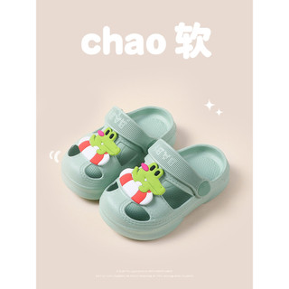 Chinelos de bebê crianças buraco sapatos verão ao ar livre Wear anti-deslizamento masculino interior sola macia infantil
