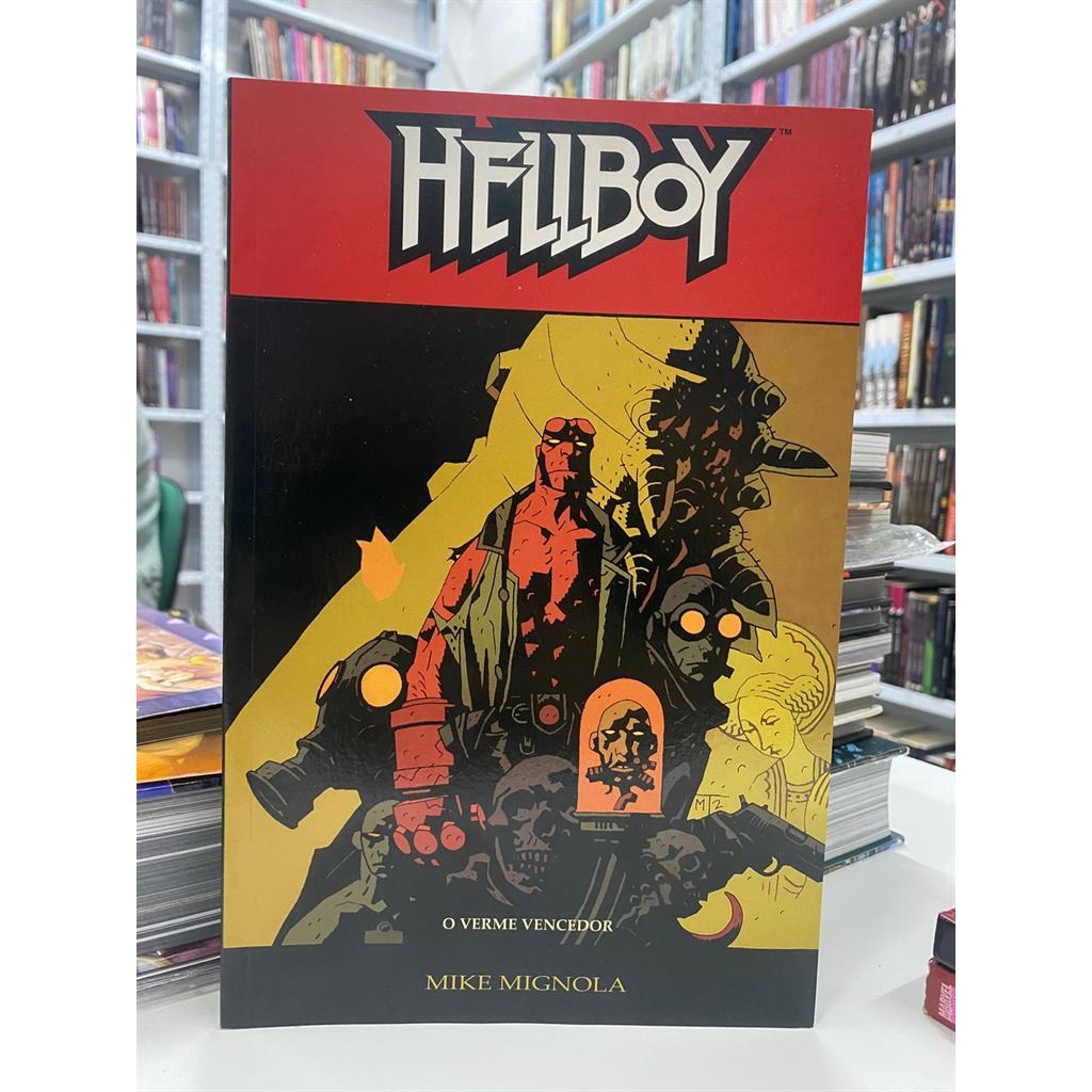 Hellboy O verme vencedor autor Mike Mignola