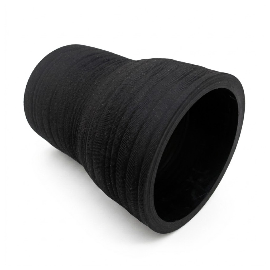 Mangote Tipo Reto Com Redução Para Pressurização 90mm X 76mm Mangueira Intercooler Borracha