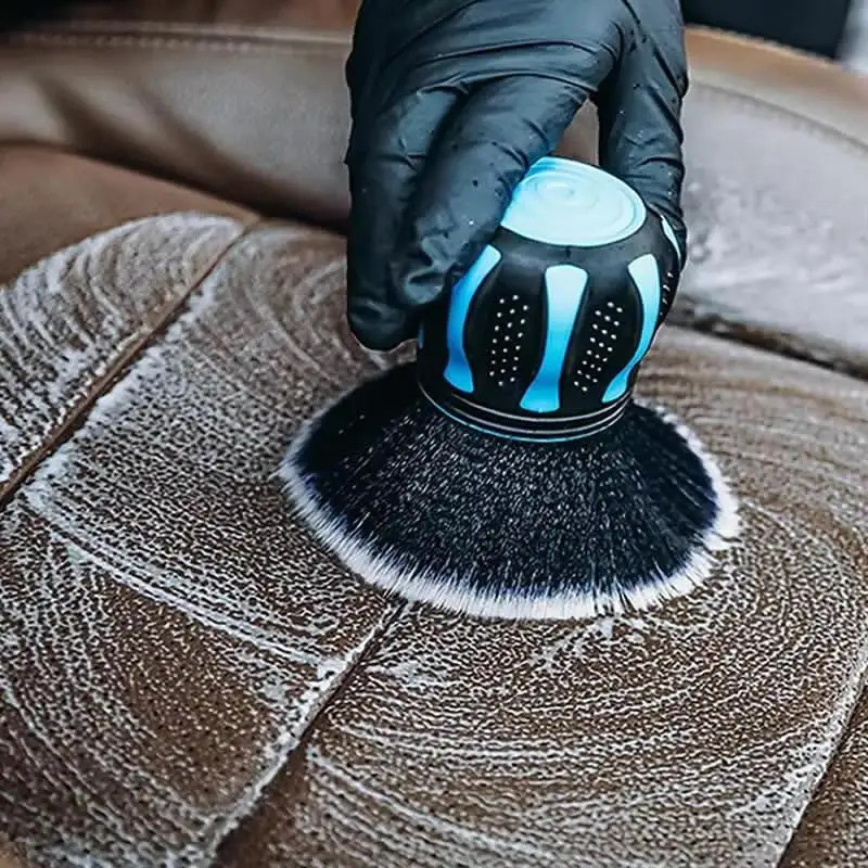 1PC Escovas De Detalhamento Do Carro Interior Automóvel Cerdas Macias Escova Ventilação Ar Limpador Poeira Detalhando Fe