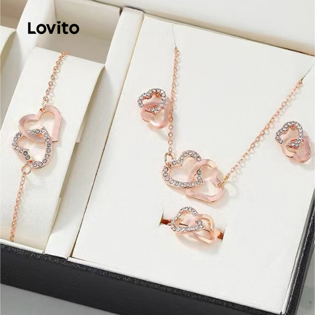 Lovito Colares de Strass LCS31A76 em Oferta na Shopee