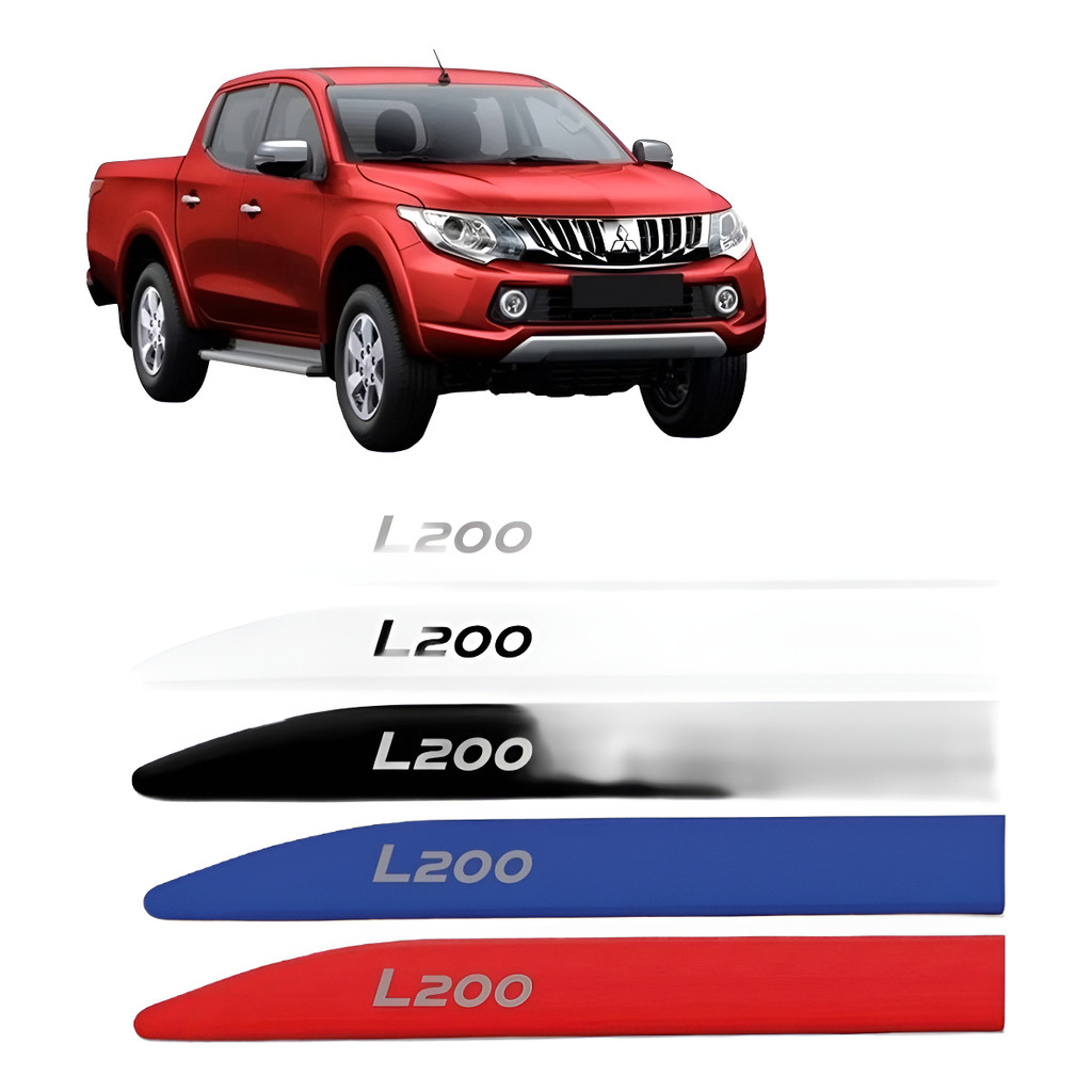 Friso Lateral L200 Triton 2007 A 2023 Facão Com Grafia