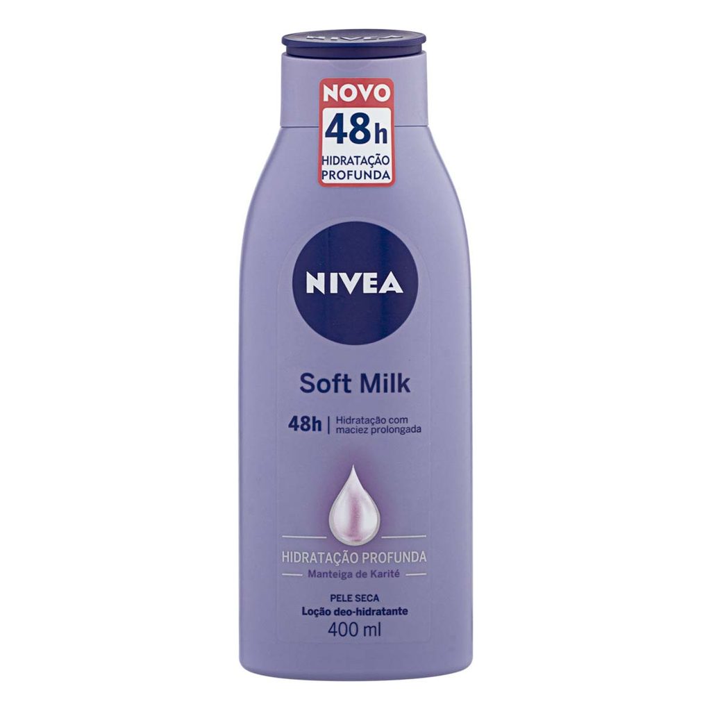 Loção Hidratante Nívea Soft Milk 400ml em Oferta na Shopee