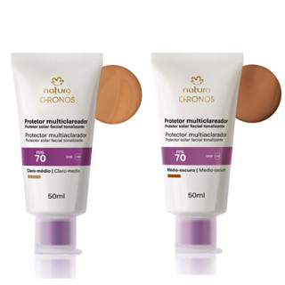 Protetor Facial Claretor FPS 70s Natura-50ml em Oferta na Shopee