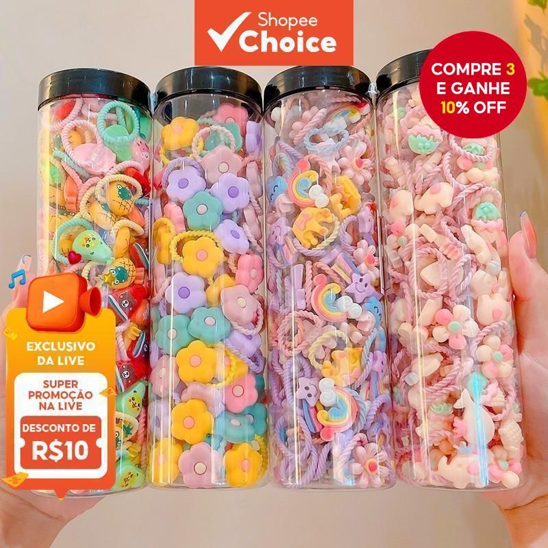Conjunto De Laços De Cabelo Coloridos Para Bebês , 30 Peças , Elásticos Macios Meninas Pequenas , Acessórios