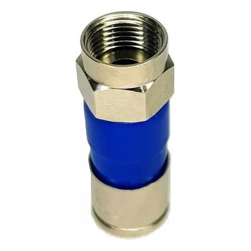 Conector Compressão RG59 Cabo Coaxial Antena TV Digital Satélite Profissional 1 Unidade