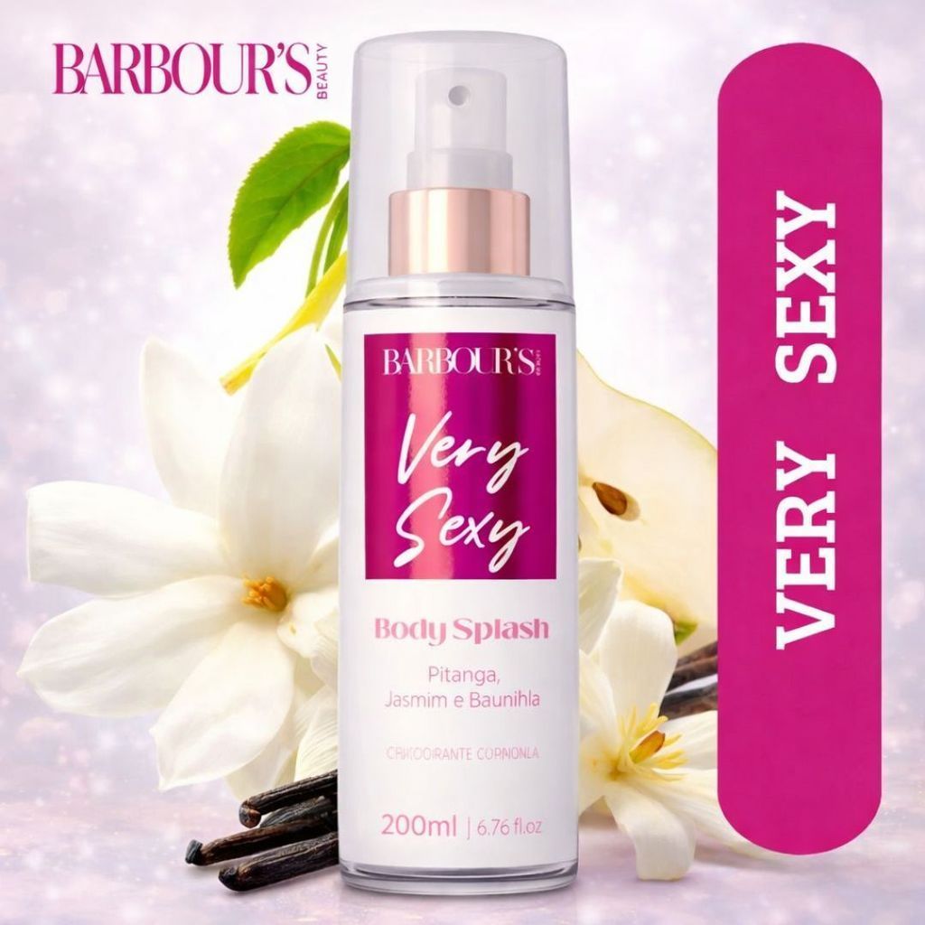 Body Splash Very Sexy Barbour's Beauty 200ml Alta Fixação em Oferta na Shopee