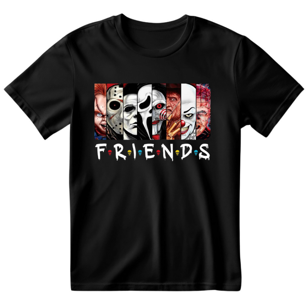 Camiseta FRIENDS Terror 100% Algodão Premium Premium 30.1 Premium Postagem Rápida. Envio Em Até 4 Horas Envio Relâmpago
