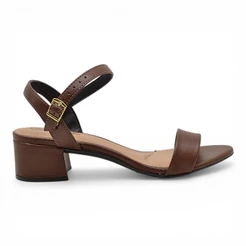 Sandalia Beira Rio Feminina Salto Bloco Baixo Casual