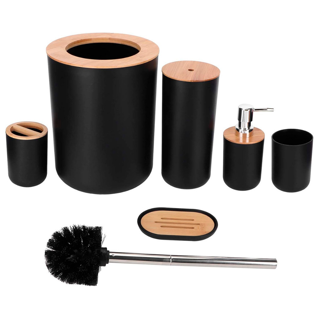 Kit Banheiro Bambu – Funcionalidade e Elegância Natural Multiuso