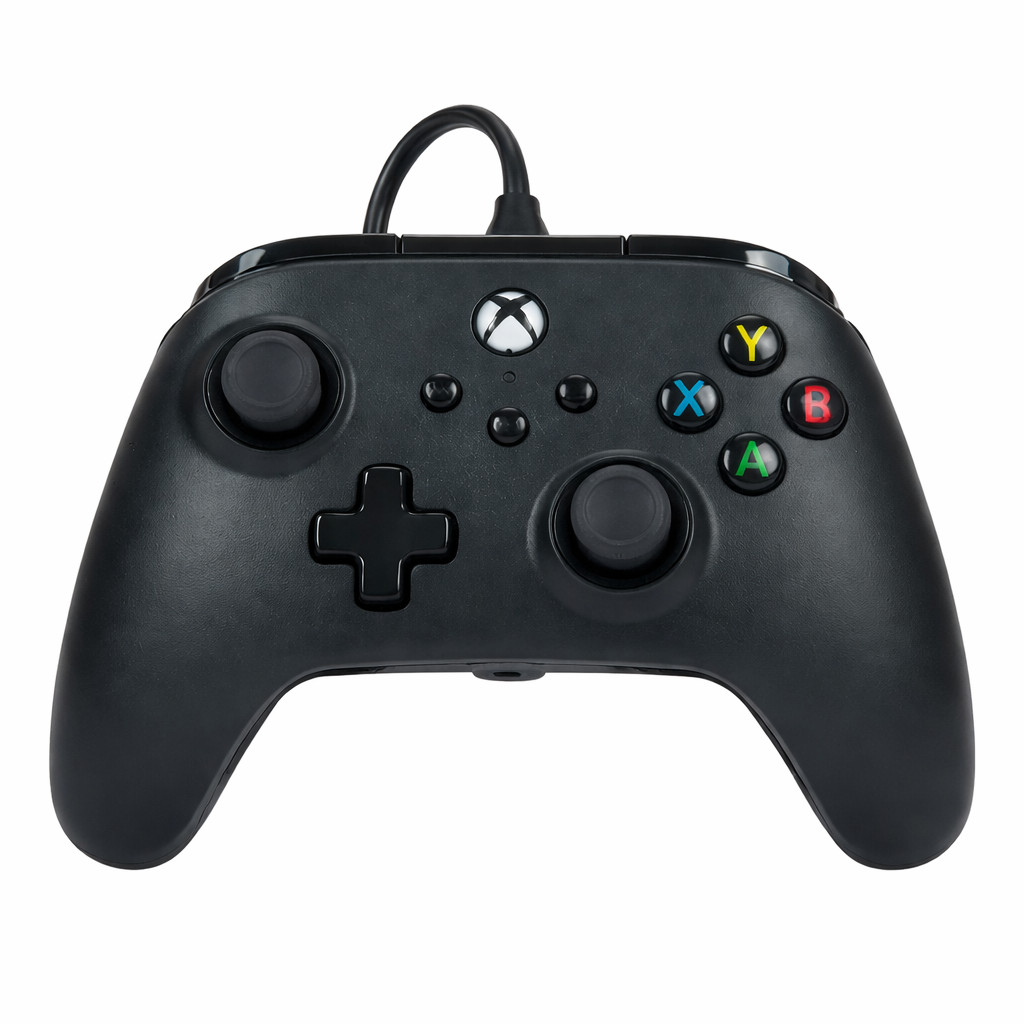 Controle Xbox Com Fio Preto USB 3m PC Xbox Series X S One Licenciado Oficial Headset P2