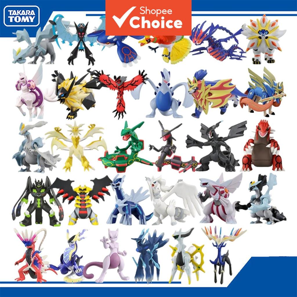 Takara Tomy Figuras de Pokémon da Série ML Zacian Zamazenta Ho-Oh Kyurem Negro Dusk Mane Necrozma Solgaleo Rayquaza