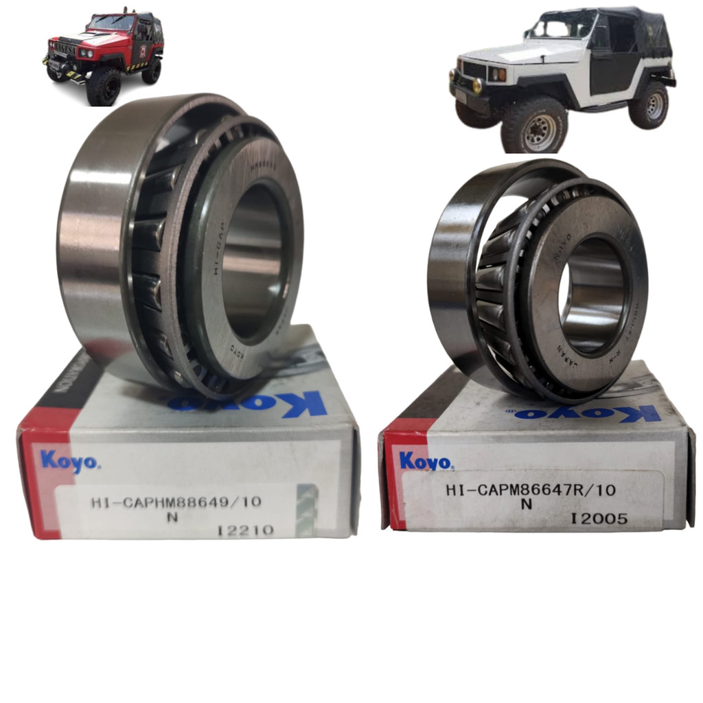2 Rolamento Pinhão Diferencial Dana 30 Jeep Engesa Pampa 4x4