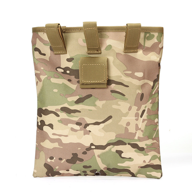 Saco molle portátil grande saco de armazenamento tático ao ar livre saco de reciclagem viagem Oxford pano coleção saco d